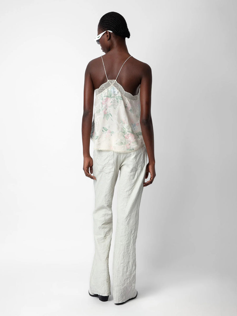 Zadig & Voltaire Christy Floral Jacquard Faded Chains Silk