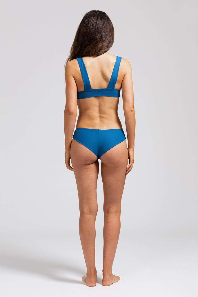 Eberjey Pique Vivian Bikini Top- Bright Indigo - Styleartist