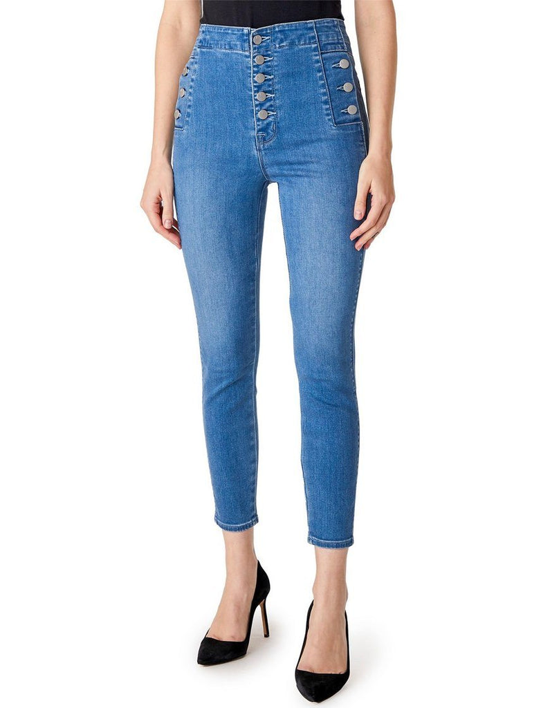 J Brand Natasha Sky High Crop Skinny Jean- Photo Ready HD Argo - Styleartist
