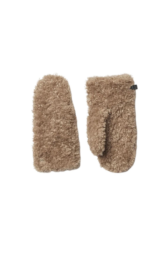 Soia & Kyo Callie Faux Shearling Mittens- Toffee - Styleartist