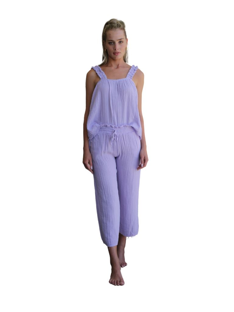 STARKx Cotton Solid Billy Pant - Frosted Plum - Styleartist