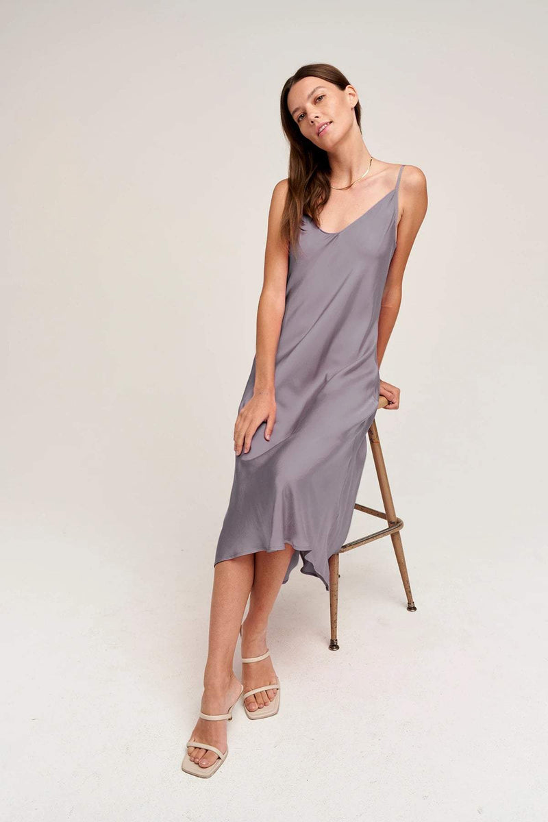 POPPY SATIN SLIP DRESS