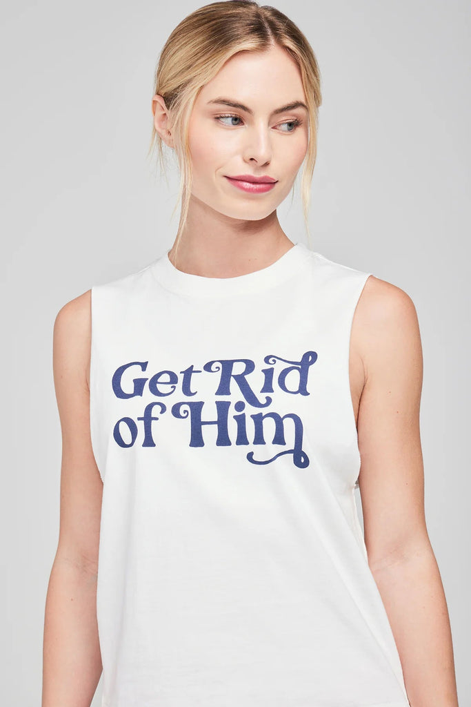 Wildfox Get Rid Of Him Riley Top - Clean White - Styleartist