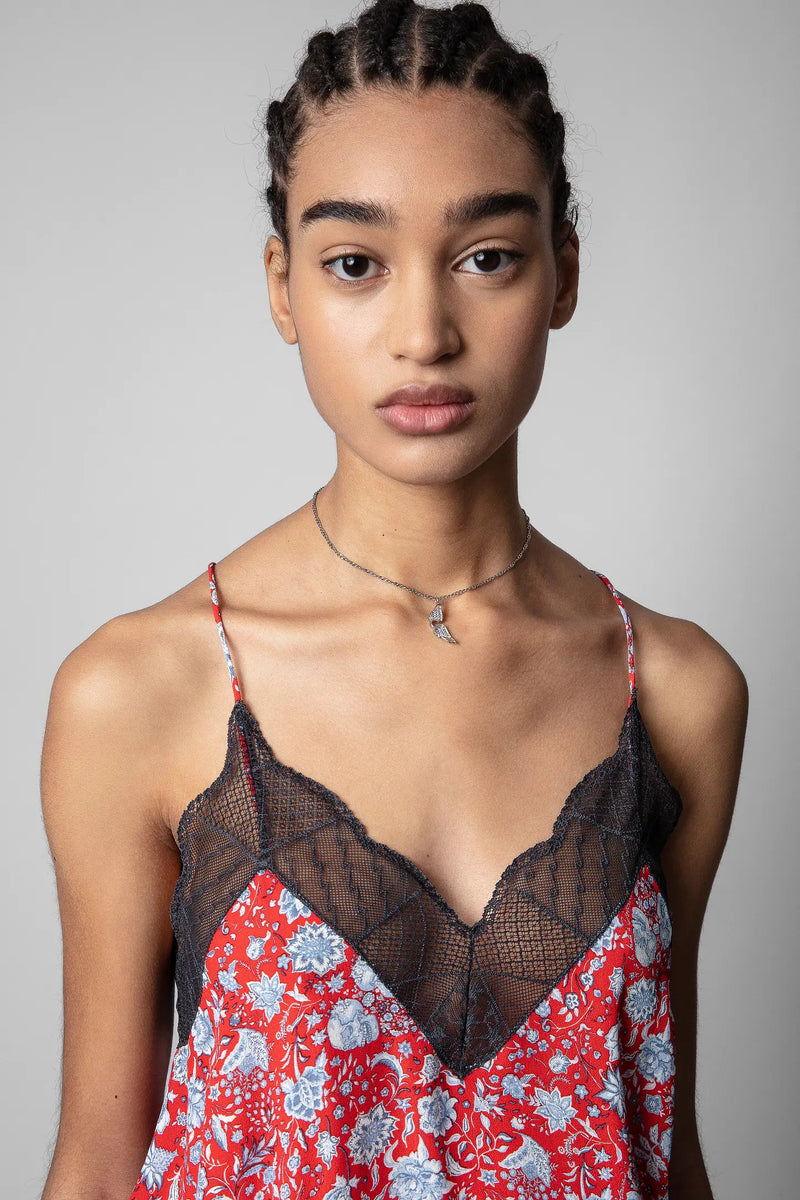 Zadig & Voltaire Christy Flowers Camisole - Red