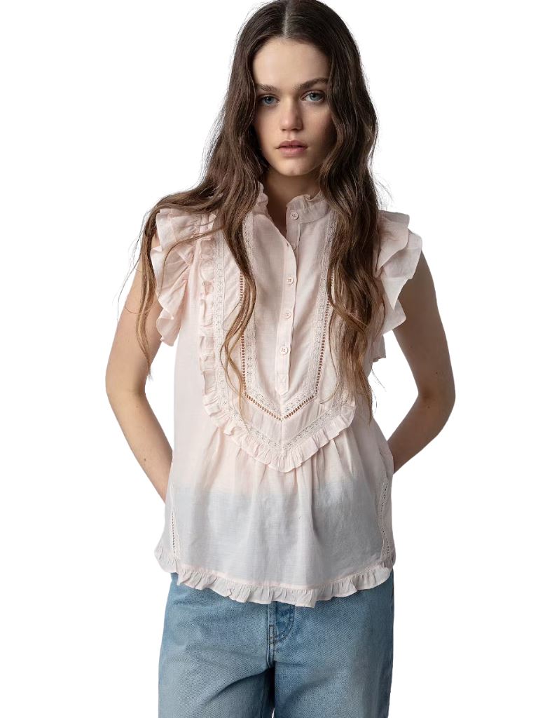 Zadig & Voltaire Tama Sleeveless Blouse - Dolls - Styleartist