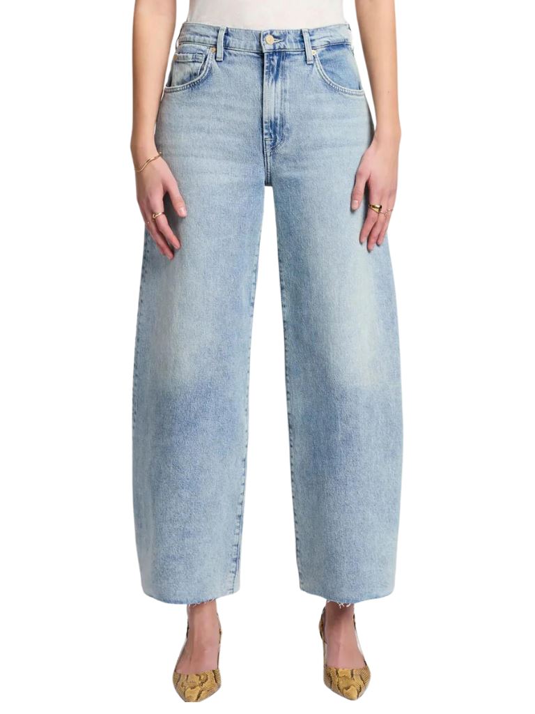 7 For All Mankind Bonnie Barrel Leg Jean - Serenade - Styleartist