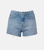 7 For All Mankind June Raw Hem Denim Shorts- Round-up - Styleartist