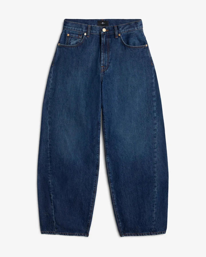 7 For All Mankind Twisted Bonnie Barrel Leg Jean- Radar - Styleartist