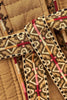 Ba&sh Cocoon Embroidered Quilted Jacket With Tie Waist- Camel - Styleartist