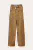 Ba&sh Fima Wide Leg Drawstring Trousers- Camel - Styleartist