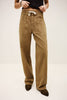 Ba&sh Fima Wide Leg Drawstring Trousers- Camel - Styleartist