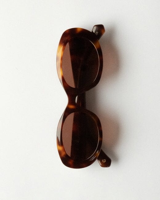 Corlin Eyewear Carpi Oval Shape Sunglasses - Tortoise/Brown - Styleartist