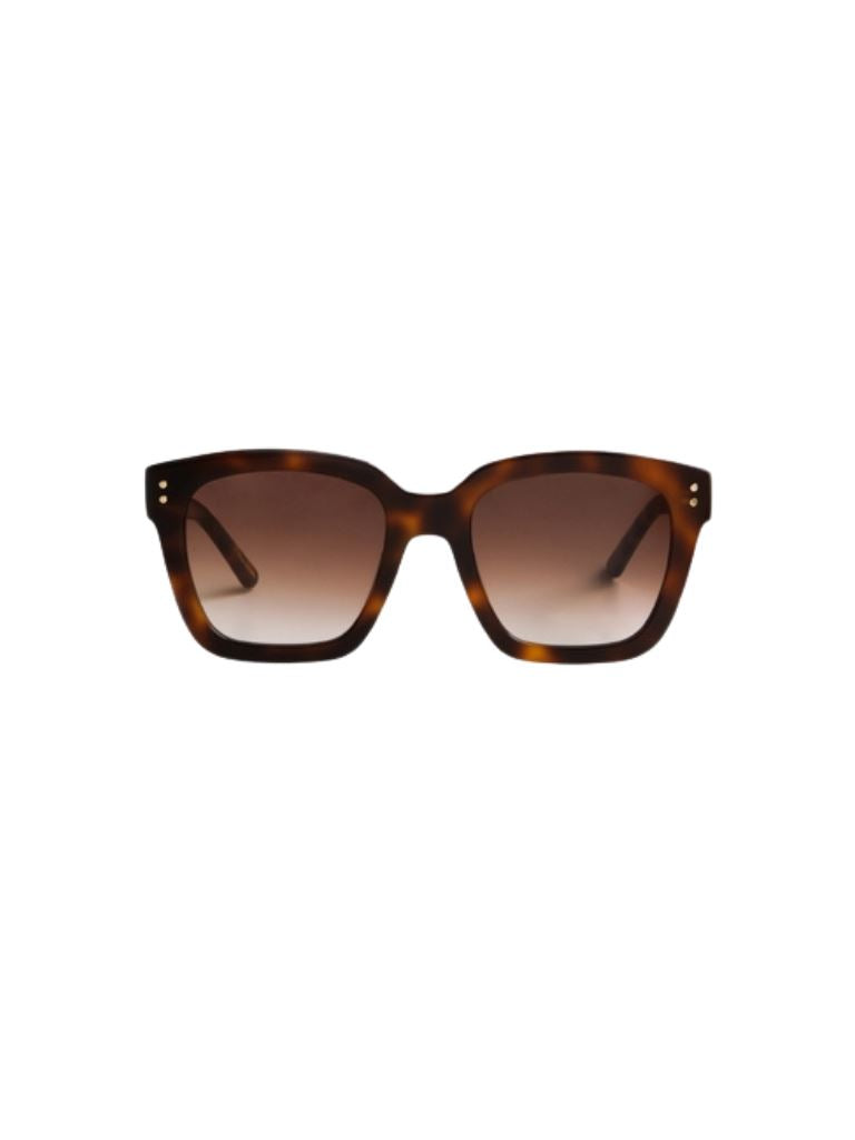 Corlin Eyewear Modena Oversize Frame Sunglasses- Tortoise/Gradual Brown - Styleartist
