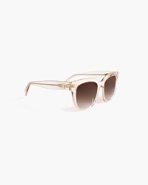 Corlin Eyewear Monza Oversize Frame Sunglasses- Champagne/ Gradual Brown - Styleartist