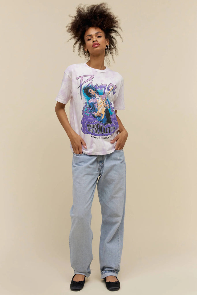 Daydreamer Prince Live in Concert Weekend Tee- Lilac Spiral - Styleartist