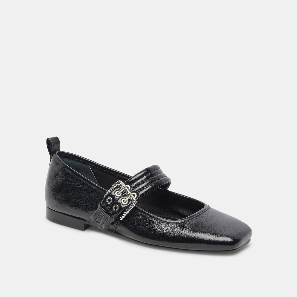 Dolce Vita Arora Mary Jane Flat- Midnight Patent - Styleartist