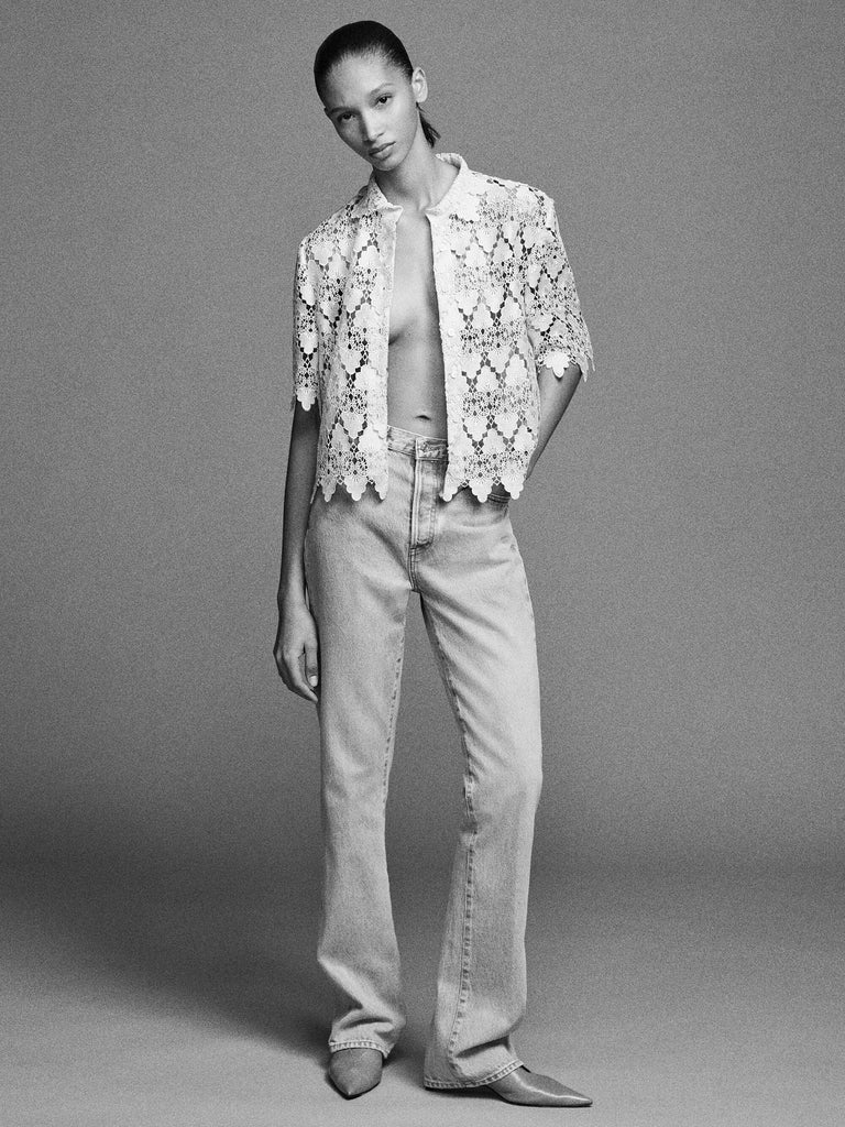 Frame The Vertical High-Rise Straight Leg Jean- Vancouver - Styleartist