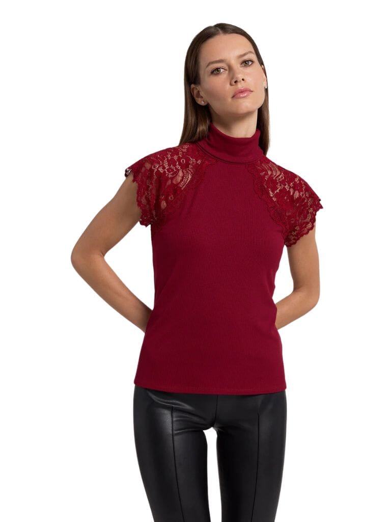 Generation Love Jessenia Lace Combo Top - Scarlett - Styleartist