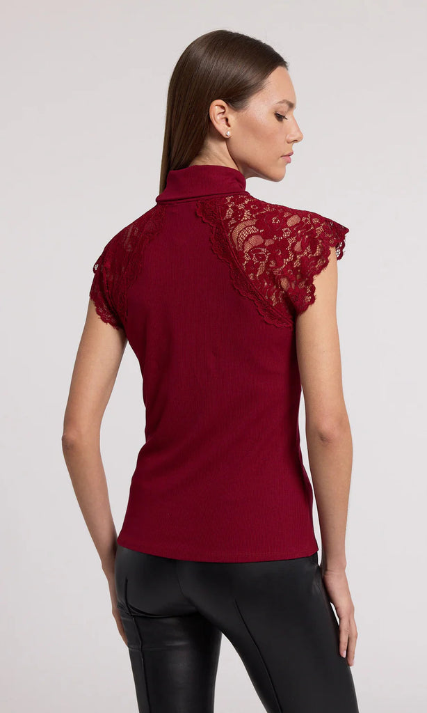 Generation Love Jessenia Lace Combo Top - Scarlett - Styleartist