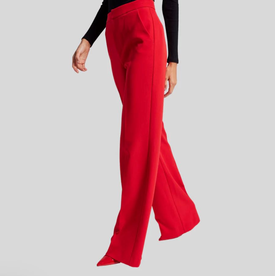 Generation Love Lynette Crepe Pants - Ruby - Styleartist