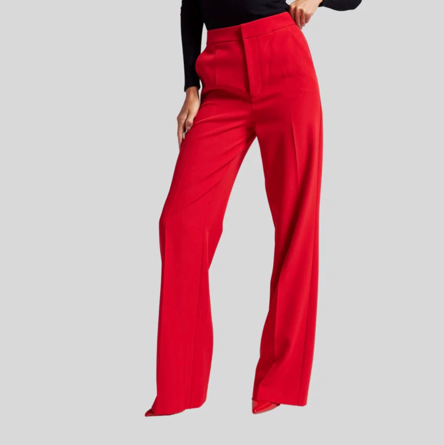 Generation Love Lynette Crepe Pants - Ruby - Styleartist