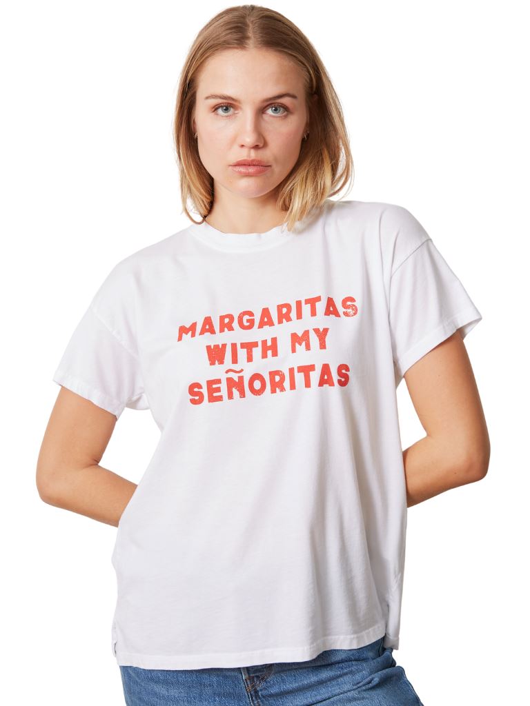 Good Hyouman Brice Margaritas T-Shirt- Optic White - Styleartist