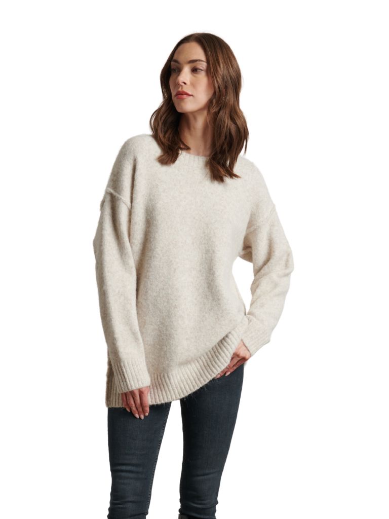 Line Alice Crew Neck Sweater - Birch - Styleartist