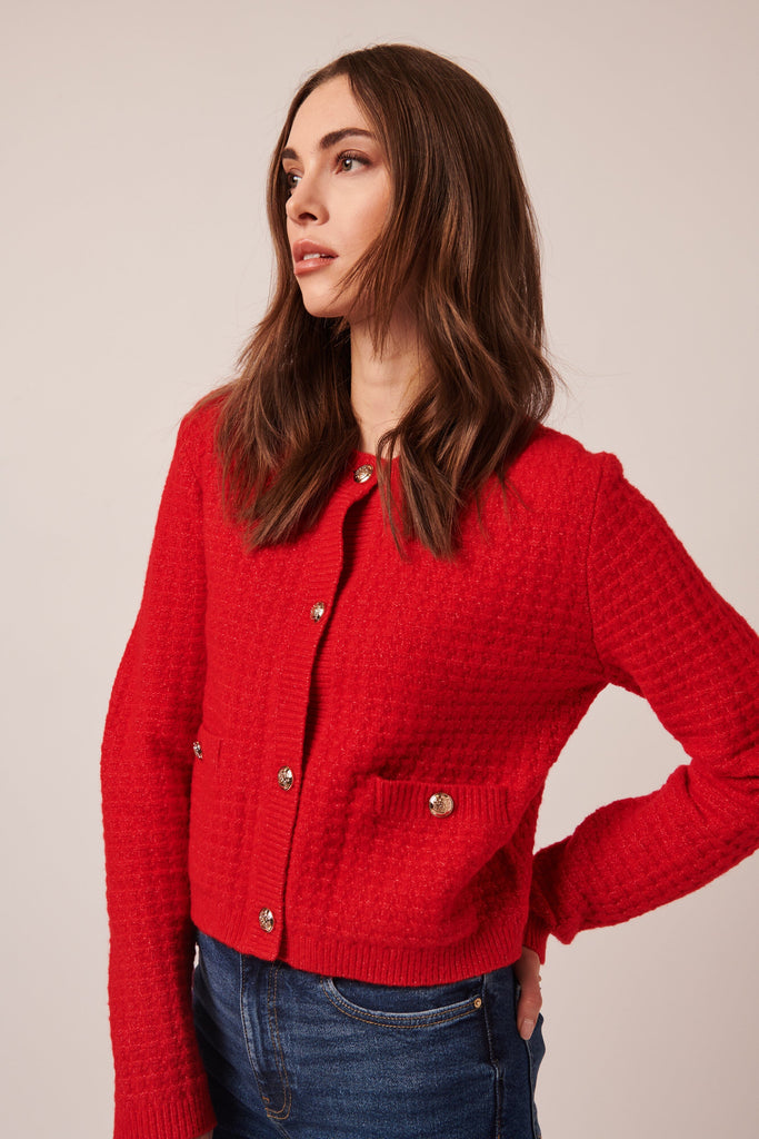 Line Catalina Cardigan- Scarlett - Styleartist