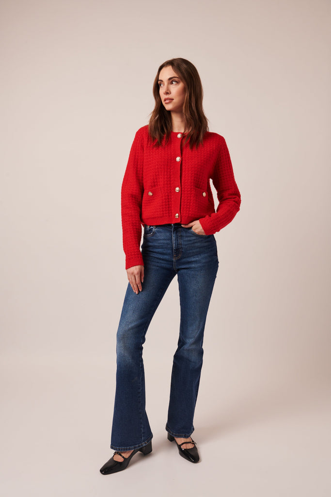 Line Catalina Cardigan- Scarlett - Styleartist