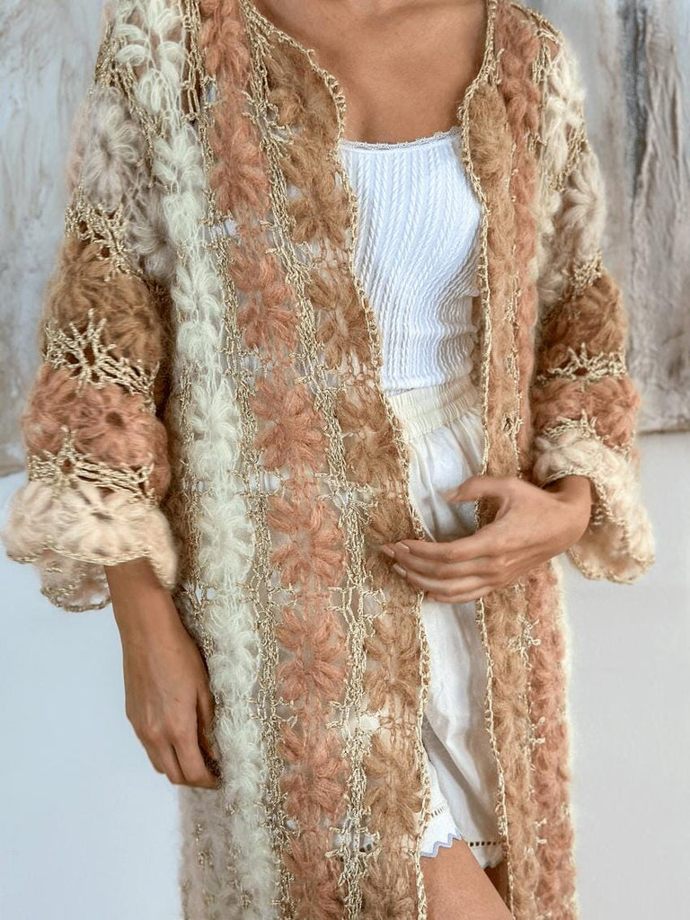 Maridruna Marigold Ombre Long Cardigan - Styleartist