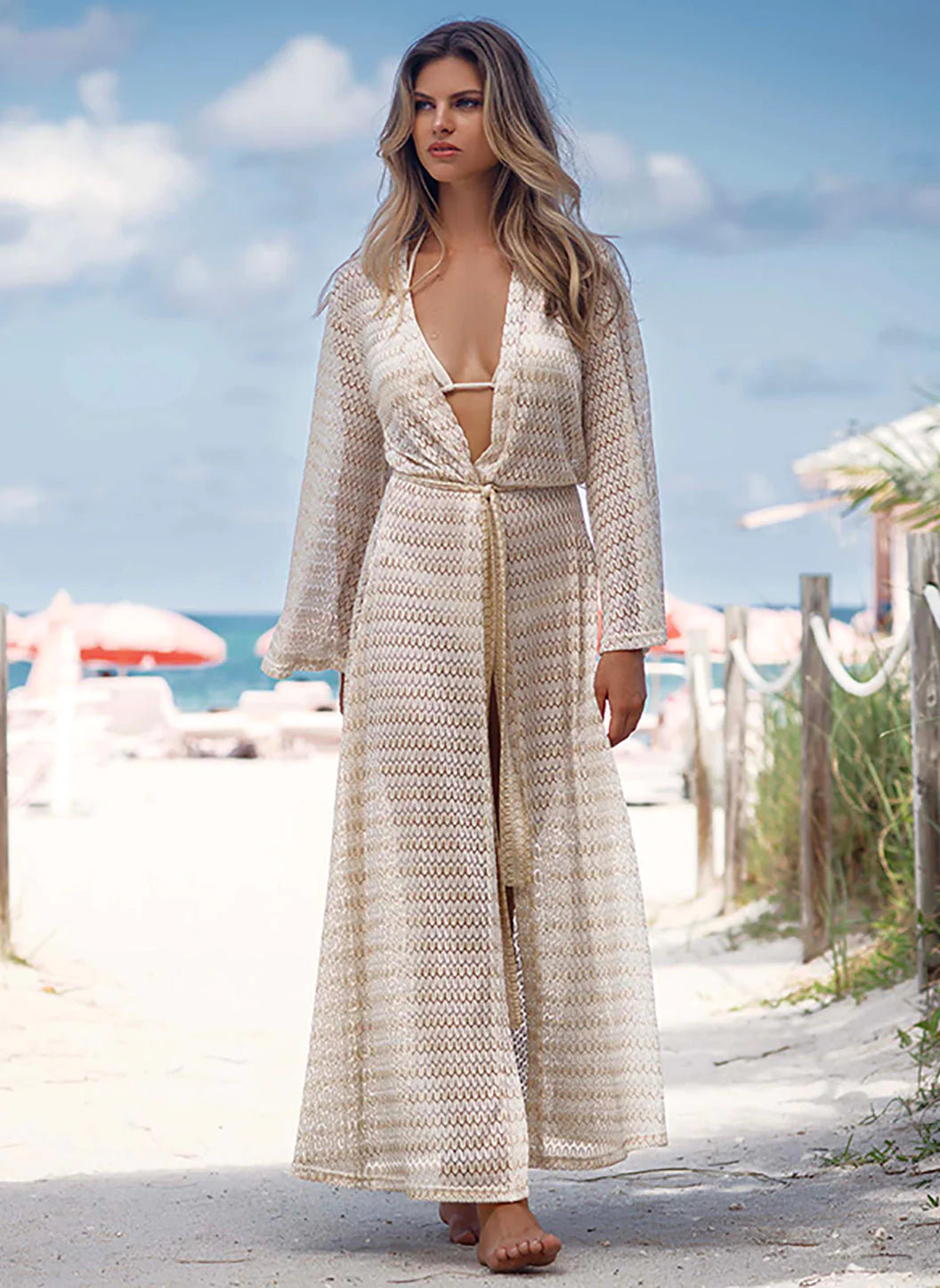 melissa odabash crochet dress Melissa Odabash | Annabel Crochet Dress Orange