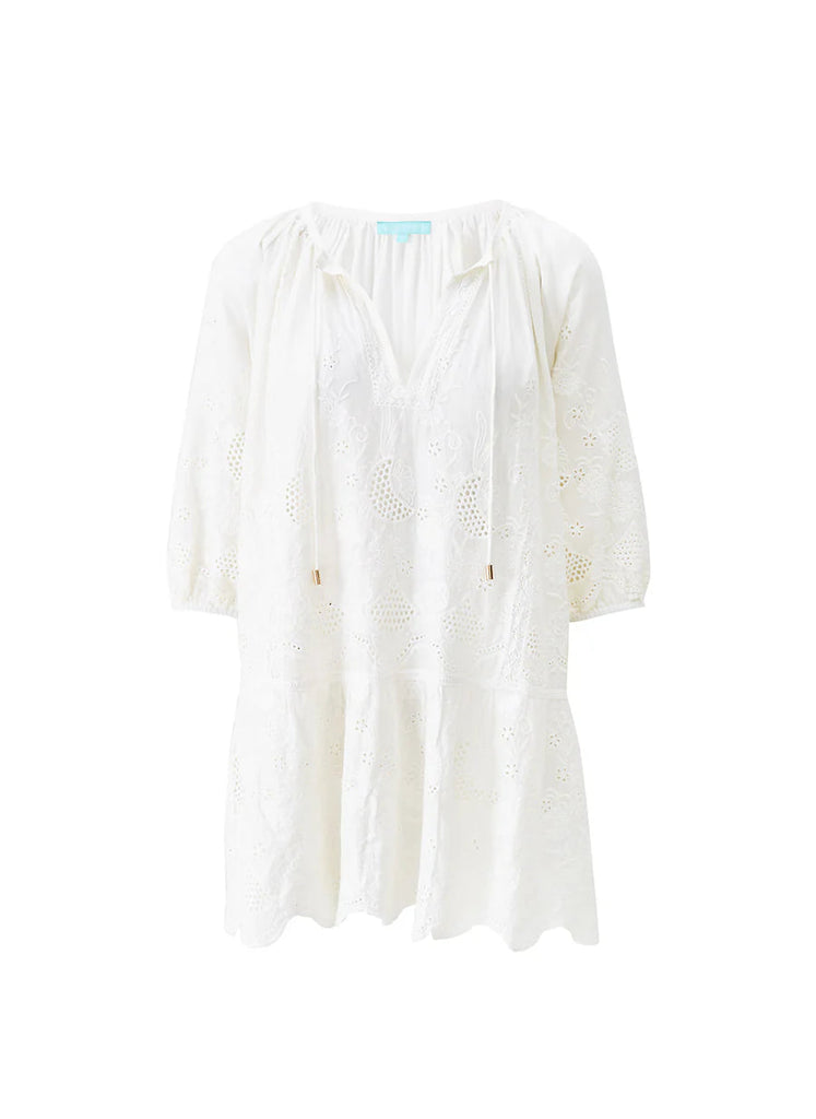 Melissa Odabash Pearl Kaftan Cover Up- Ivory - Styleartist