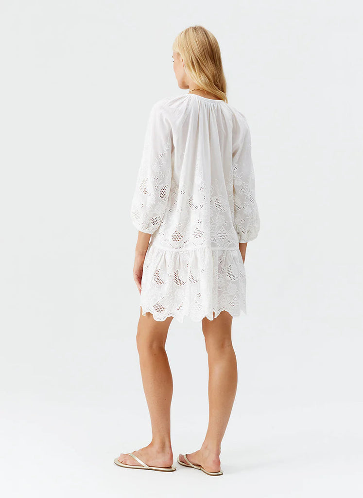 Melissa Odabash Pearl Kaftan Cover Up- Ivory - Styleartist