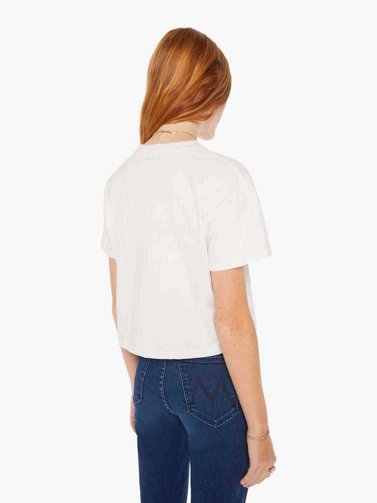Mother Denim The Grab Bag Crop Tee- Don't Worry - Styleartist