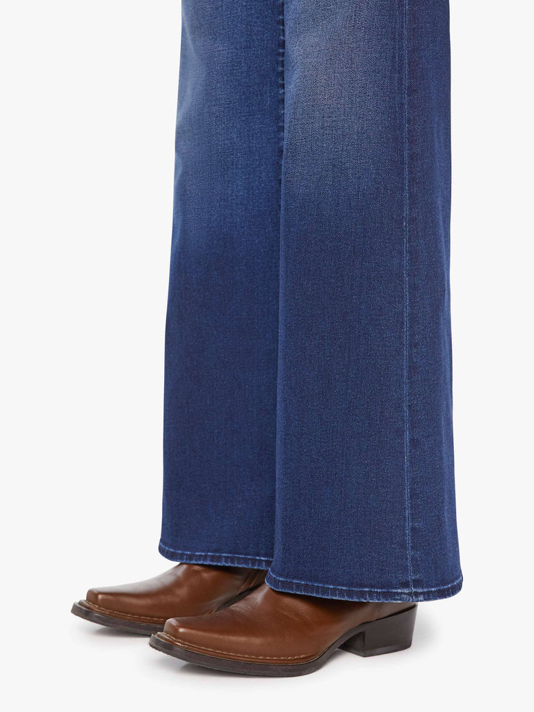 Mother Denim The Hustler Roller Sneak High Rise Wide Leg Jeans- Homecoming High - Styleartist