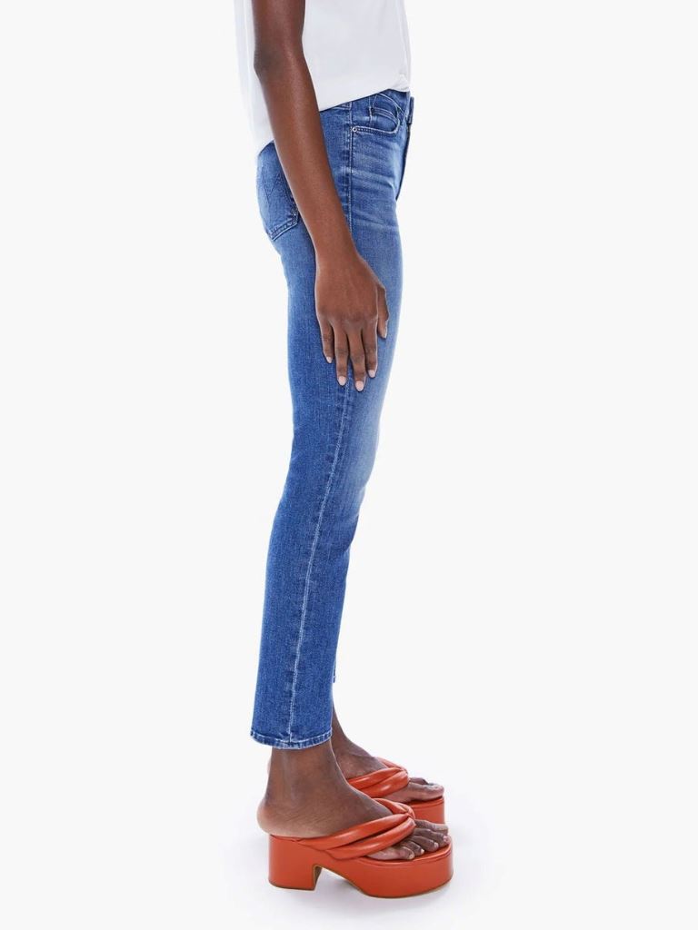 Mother Denim The Mid Rise Dazzler Ankle Straight Leg Jean - Wish on a Star - Styleartist