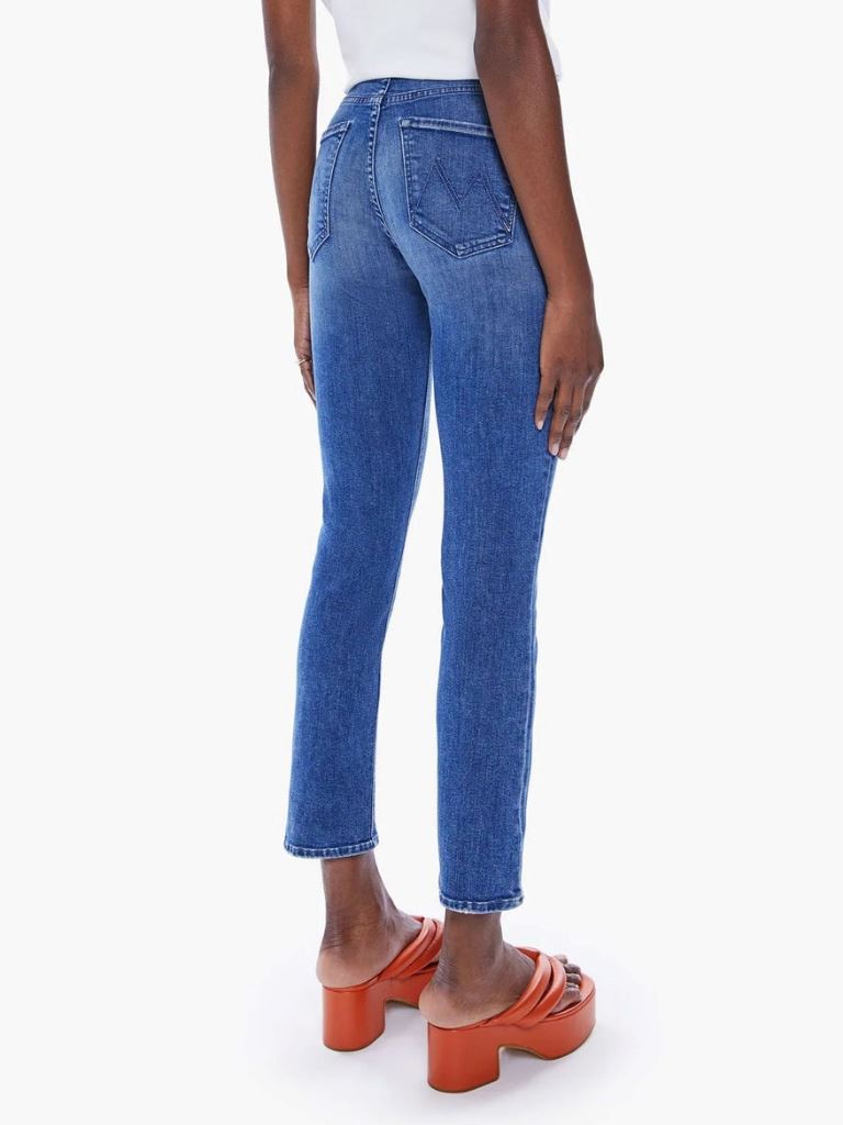 Mother Denim The Mid Rise Dazzler Ankle Straight Leg Jean - Wish on a Star - Styleartist