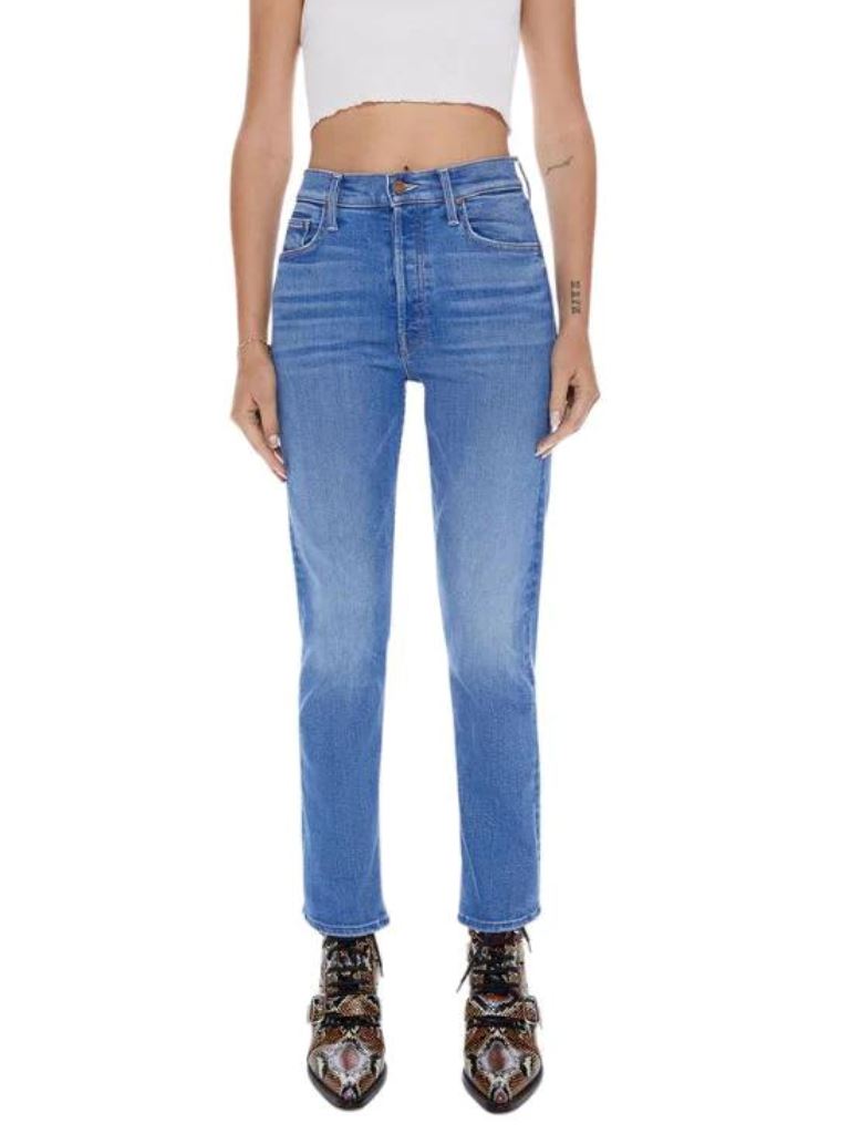Mother Denim The Tomcat Straight Leg Jean- Layover Blue Wash - Styleartist