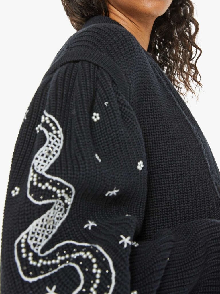 Mother The Puff Sleeve Cardigan - Up Your Sleeve - Styleartist