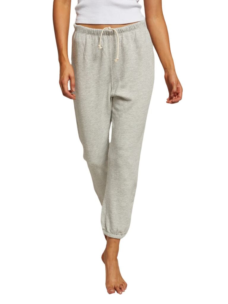 perfectwhitetee The Johnny French Terry Easy Sweatpant - Heather Grey - Styleartist