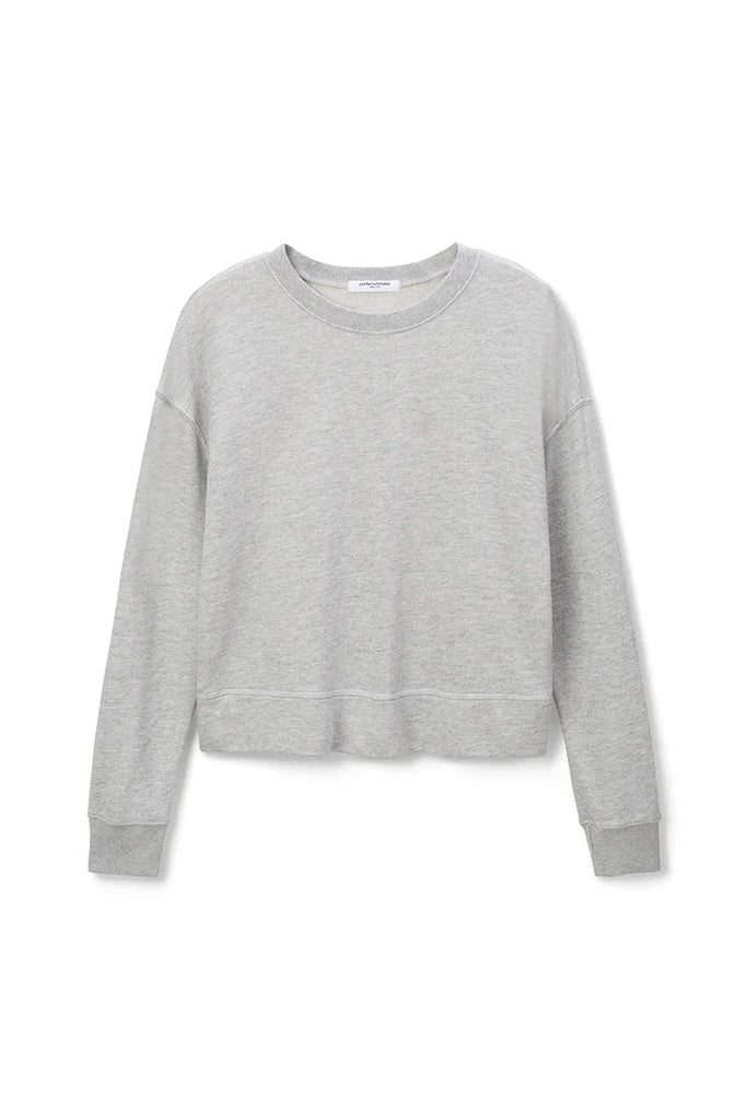 perfectwhitetee Tyler French Terry Pullover Sweatshirt - Heather Grey - Styleartist