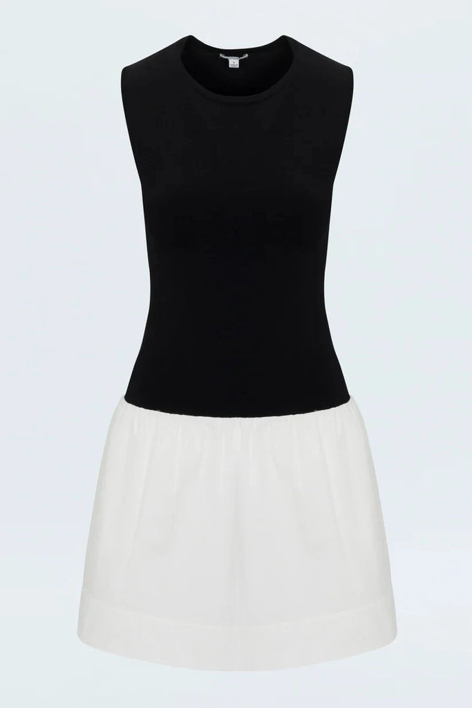 Pistola Adrienne Mini Dress- Noir and Le Blanc - Styleartist