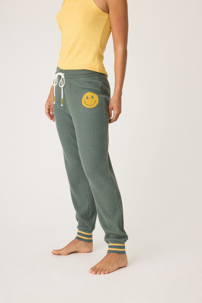 PJ Salvage Campfire Cozy Thermal Lounge Pant - Sage Leaf - Styleartist