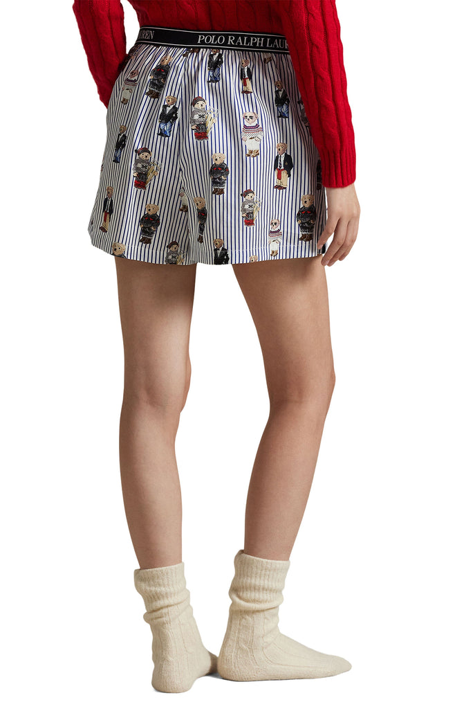 Polo Ralph Lauren All Over Bear Sleep Boxer- Snowfall Blue - Styleartist