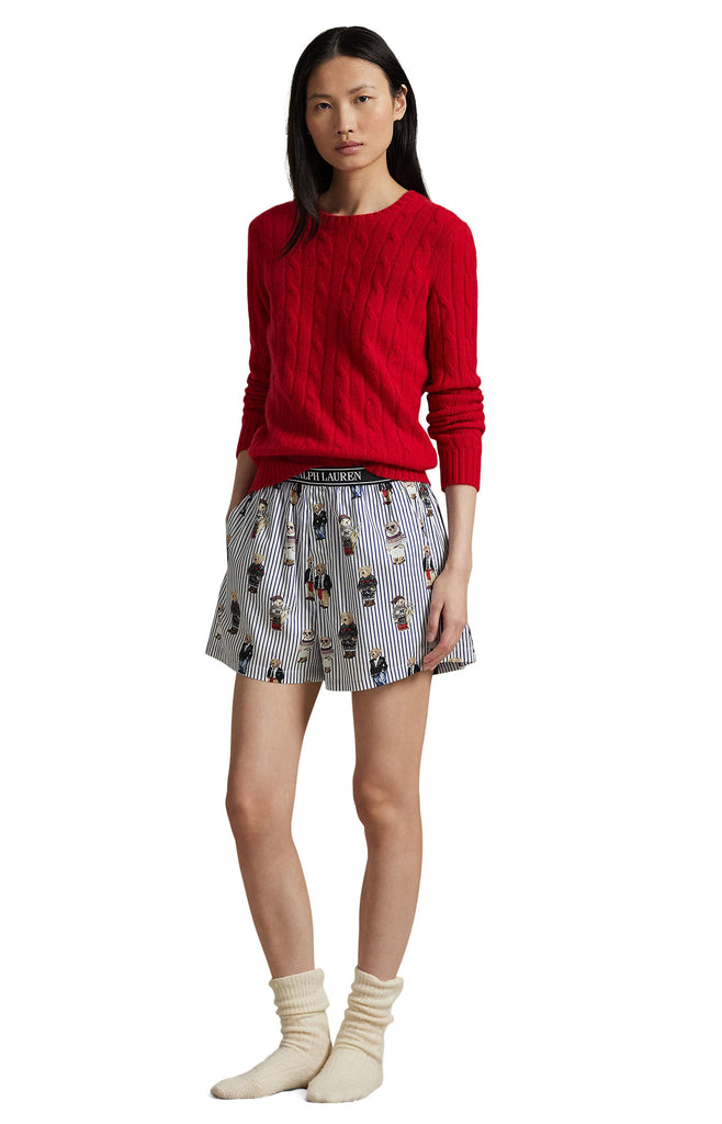 Polo Ralph Lauren All Over Bear Sleep Boxer- Snowfall Blue - Styleartist