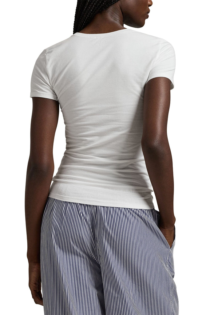 Polo Ralph Lauren Crew Neck T-Shirt- White Cloud - Styleartist
