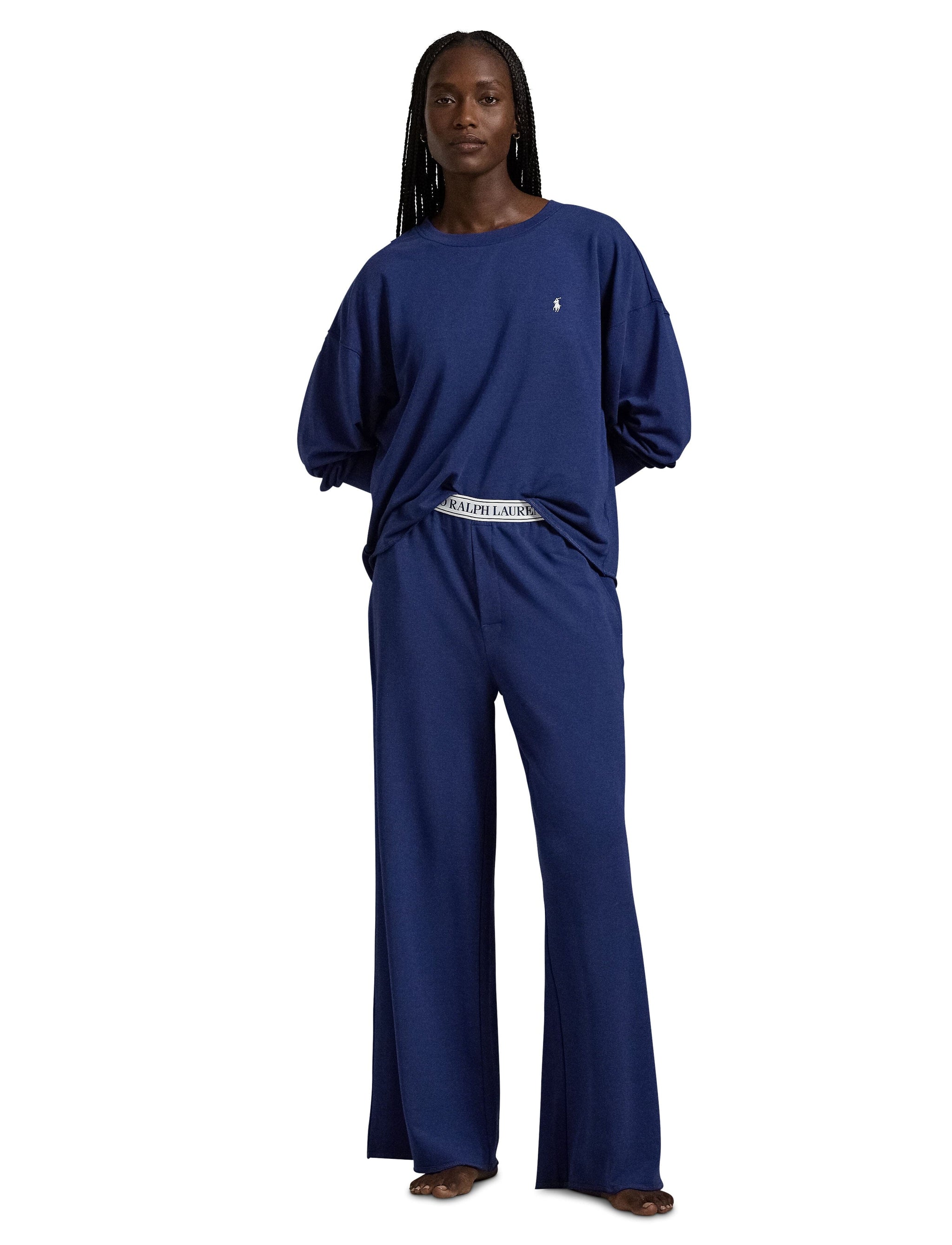 Polo Ralph Lauren Long-Sleeve Pajama Set- Navy – Styleartist