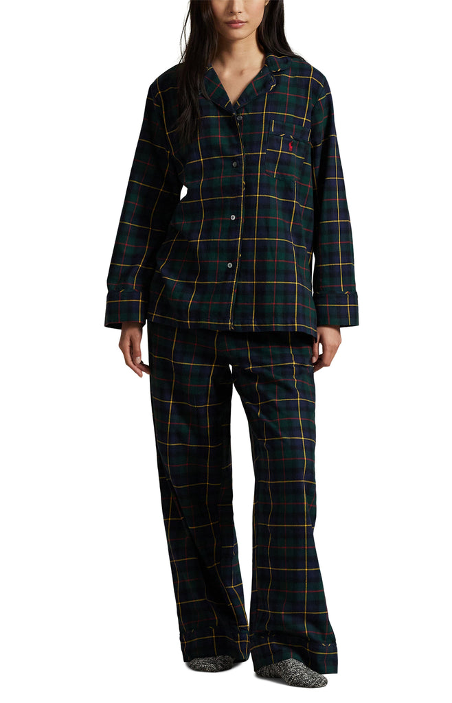 Polo Ralph Lauren Madison Flannel PJ Set- Polo Tartan - Styleartist