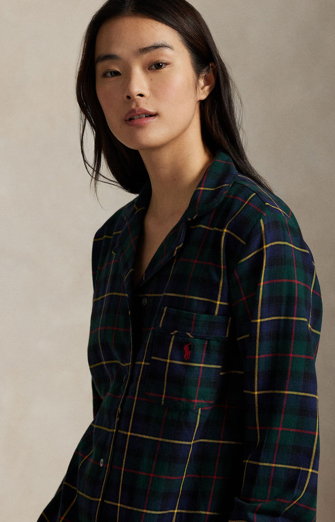 Polo Ralph Lauren Madison Flannel PJ Set- Polo Tartan - Styleartist