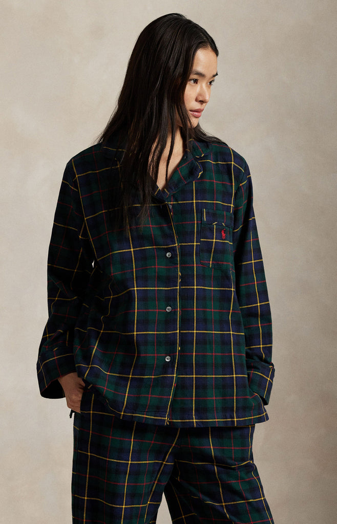 Polo Ralph Lauren Madison Flannel PJ Set- Polo Tartan - Styleartist